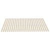 vidaXL Slatted Bed Base Natural wood color Solid poplar wood 35.4x78.7 in