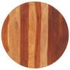 vidaXL Table Top Natural wood grain Solid Acacia Wood 27.6 in diameter