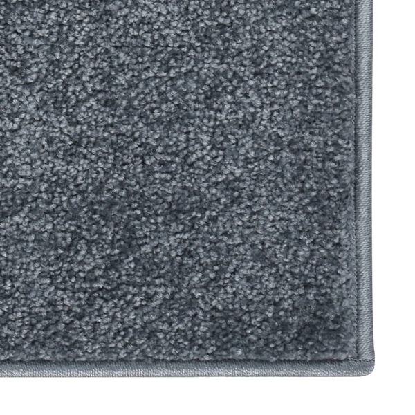 vidaXL Rug Anthracite 100% Polypropylene 55 x 79 in Durable Rug