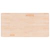 vidaXL Bathroom Countertop 100x50x0.6 " Untreated Solid Wood