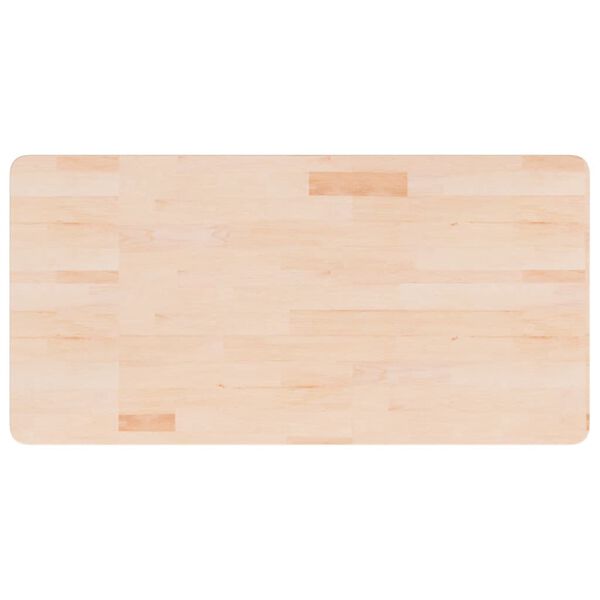 vidaXL Bathroom Countertop 100x50x0.6 " Untreated Solid Wood