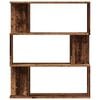 vidaXL Book Cabinet Old wood Engineered wood 31.5x9.4x37.8 in