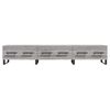 vidaXL TV Cabinet Grey Sonoma Engineered wood, iron Storage TV Cabinet