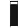 vidaXL Shoe Cabinet Black Engineered Wood Compact Shoe Cabinet