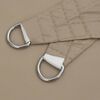 vidaXL Sunshade Sail Oxford Fabric Square 11.8x11.8' Taupe