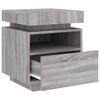 vidaXL Bedside Cabinet Set of 2 Grey Sonoma Engineered wood Medium