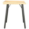vidaXL Desk Black and Oak Engineered Wood and Powder-Coated Steel Compact