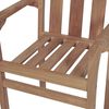 vidaXL Patio Chair Set of 8 Natural wood, Taupe cushion