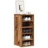 vidaXL Shoe Cabinet Set of 2 Old wood Engineered wood Compact