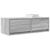 vidaXL TV Cabinet Set of 2 Grey Sonoma Engineered Wood Medium