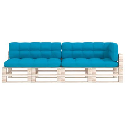 vidaXL Pallet Sofa Cushions 5 pcs Blue