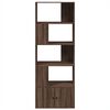 vidaXL Bookcase Brown oak Engineered wood Large Bookcase Rectangular