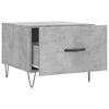 vidaXL Coffee Table Set of 2 Concrete Grey Engineered wood, Iron