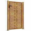 vidaXL Garden Gate 39.4x49.2" Corten Steel Square Design