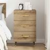 vidaXL Bedside Cabinet Artisan Oak 15.75 x 15.75 x 25.98 in