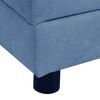 vidaXL Dog Sofa Blue Plush (80% polyester, 20% cotton), solid pinewood
