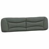 vidaXL Bed Dark Grey, White