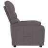 vidaXL Recliner Gray Faux Leather