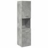 vidaXL Bathroom Furniture Set Concrete grey Engineered wood Medium