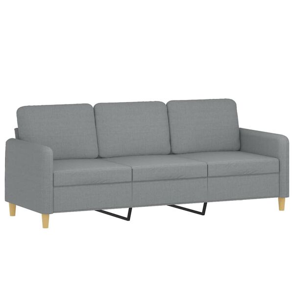 vidaXL Sofa Set Light grey