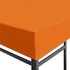 vidaXL Gazebo Top Cover Orange Polyester with PVC coating 10x10 feet