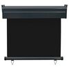 vidaXL Balcony Side Awning 33.5"x98.4" Black
