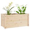 vidaXL Garden Planter Natural Pine Solid Pinewood Medium Durable
