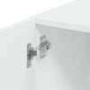 vidaXL Slim Storage Cabinet White Engineered Wood Slim