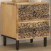 vidaXL Bedside Cabinet 15.7"x13"x18.1" Solid Wood Mango