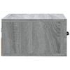 vidaXL Wall-mounted Bedside Cabinet Grey Sonoma Engineered wood