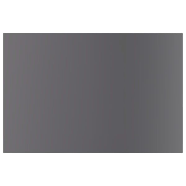 vidaXL Shelf Set of 8 Glossy Gray Engineered wood 23.6 x 15.7 x 0.6 in