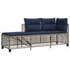 vidaXL Patio Sofa Set Grey