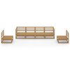 vidaXL Garden Lounge Set Honey brown Solid pinewood Medium Modular