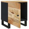vidaXL Bedside Cabinet Set of 2 Natural wood grain and black