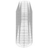 vidaXL Gabion Raised Bed Silver Galvanized iron Large Durable