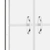 vidaXL Shower Door Frosted ESG 35.8"x74.8"