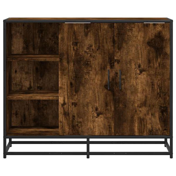 vidaXL Sideboard Smoked Oak Engineered Wood Medium Durable Sideboard