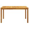 vidaXL 5 Piece Patio Dining Set 55.1"x31.5"x29.1" Solid Wood Acacia