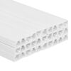vidaXL Cable Trunking 0.4"x0.4" 98.4' PVC