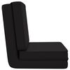 vidaXL Floor Chair Black Faux leather, Foam, Metal Adjustable, Foldable