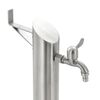 vidaXL Water Column Silver Stainless Steel 37.4 inches tall Durable