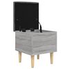 vidaXL Storage Bench Grey Sonoma Engineered wood Standard Storage Bench