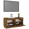 vidaXL TV Cabinet Smoked Oak Engineered Wood Medium Modern
