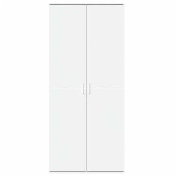 vidaXL Highboard White 31.5"x13.8"x70.9" Engineered Wood