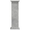 vidaXL Plant Stand Concrete Grey Engineered Wood Tall Decorative Inlays