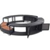 vidaXL Hot Tub Surround Black