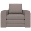 vidaXL Sofa Bed Taupe 38.58 x 27.95 x 32.68 in Velvet