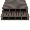 vidaXL WPC Hollow Decking Boards with Accessories 32.8 '² 13.1 ' Dark Brown (4x45005)