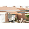 vidaXL Retractable Awning Yellow and White
