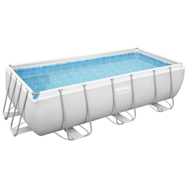 Bestway Swimming Pool Set White, Blue Tritech, PVC, Polyester Large